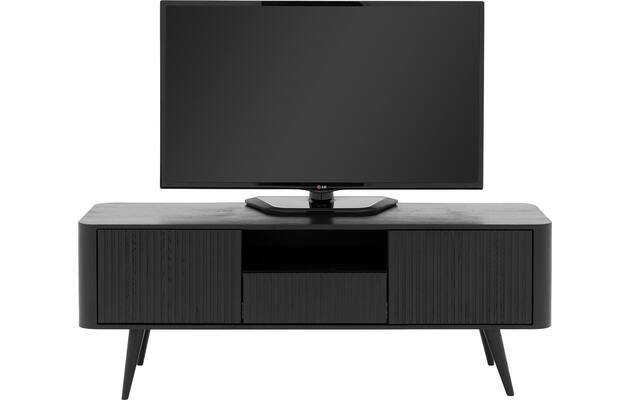 Goossens tv meubel seppe zwart eiken - 8210676-03
