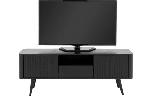Goossens tv meubel seppe zwart eiken - 8210676-03