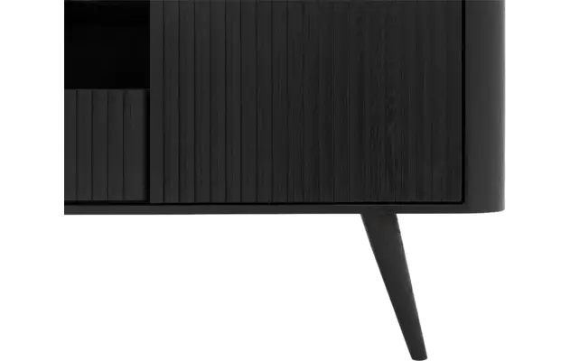 Goossens tv meubel seppe zwart eiken - 8210676-08