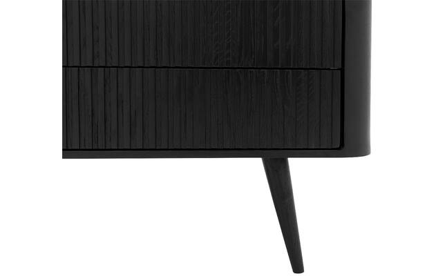 Goossens tv meubel seppe zwart eiken - 8210677-08