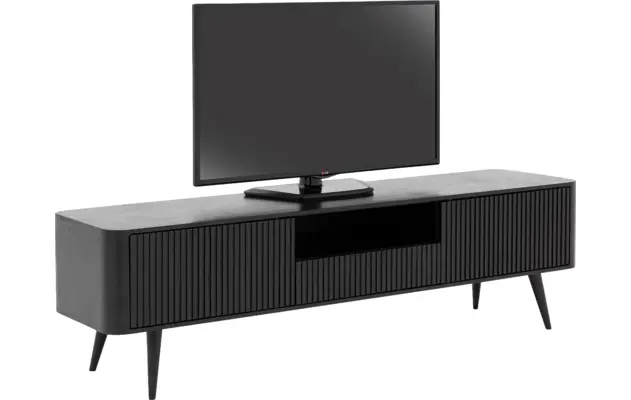 Goossens tv meubel seppe zwart eiken - 8210678-04