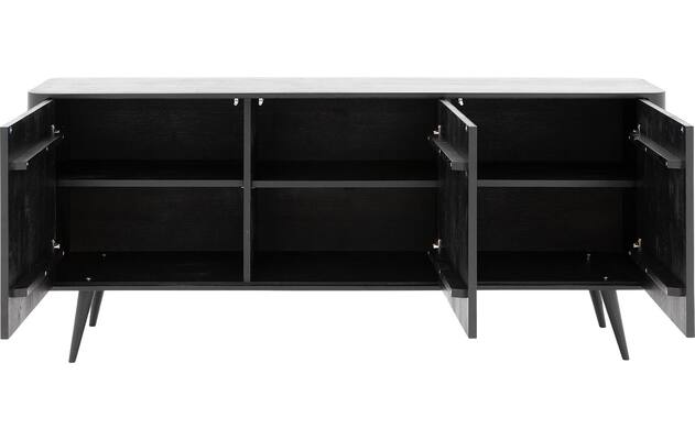 Goossens dressoir seppe zwart eiken - 8210679-03