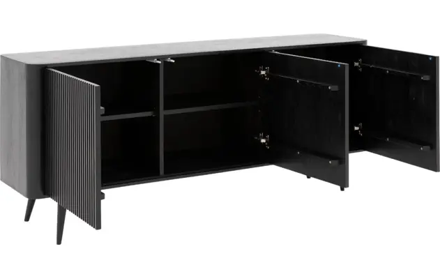 Goossens dressoir seppe zwart eiken - 8210679-04
