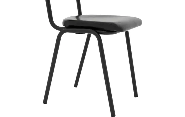 Goossens eetkamerstoel chaplin zwart leer - 8210696-05