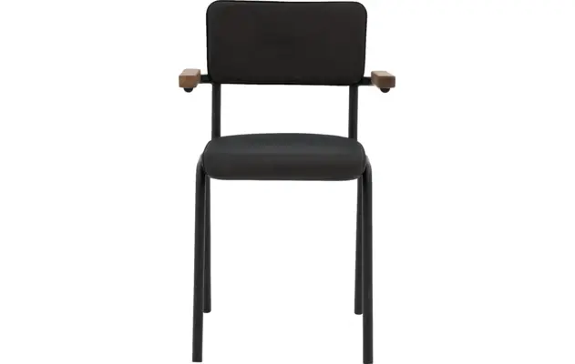 Goossens eetkamerstoel chaplin grijs leer - 8210699-01