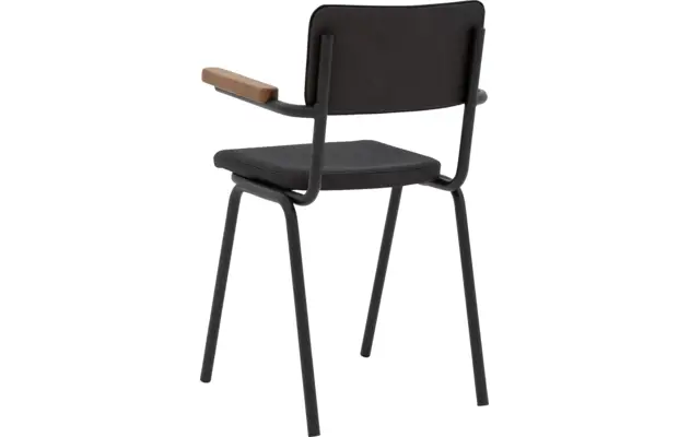 Goossens eetkamerstoel chaplin grijs leer - 8210699-03