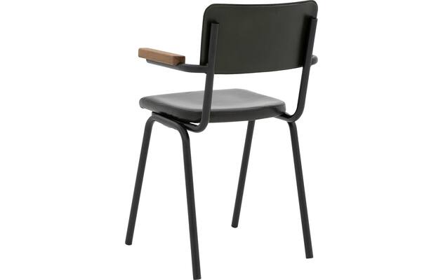 Goossens eetkamerstoel chaplin groen leer - 8210702-02