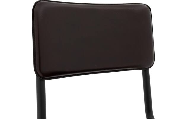 Goossens eetkamerstoel chaplin bruin leer - 8210703-05