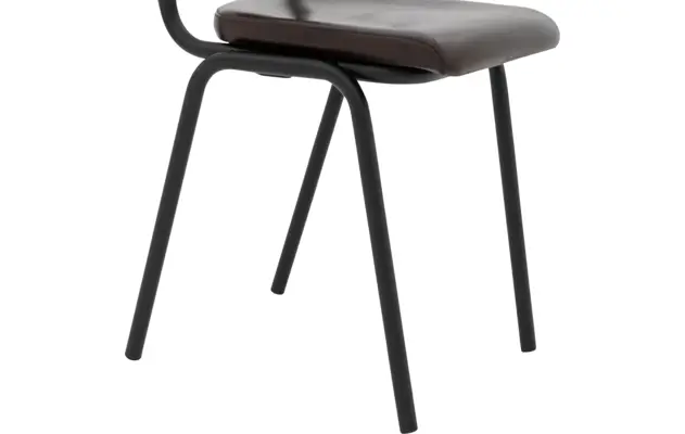 Goossens eetkamerstoel chaplin bruin leer - 8210703-06
