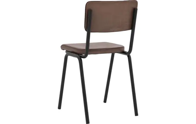 Goossens eetkamerstoel chaplin bruin leer - 8210704-03