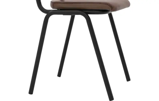 Goossens eetkamerstoel chaplin bruin leer - 8210704-05
