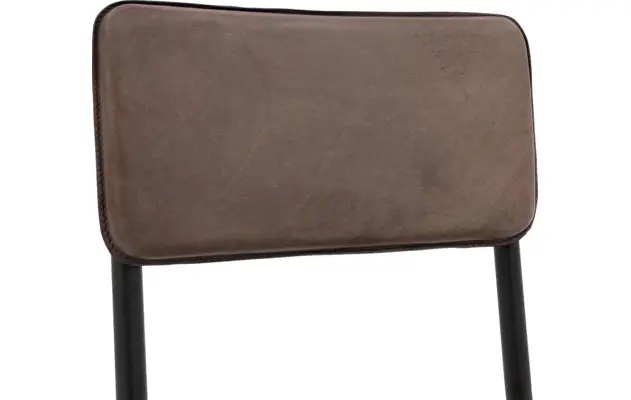 Goossens eetkamerstoel chaplin bruin leer - 8210704-06