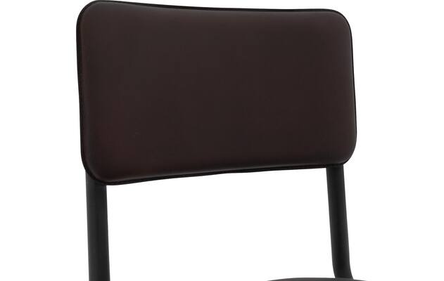 Goossens eetkamerstoel chaplin bruin leer - 8210705-06