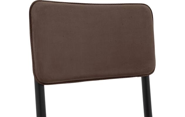 Goossens eetkamerstoel chaplin bruin leer - 8210707-06