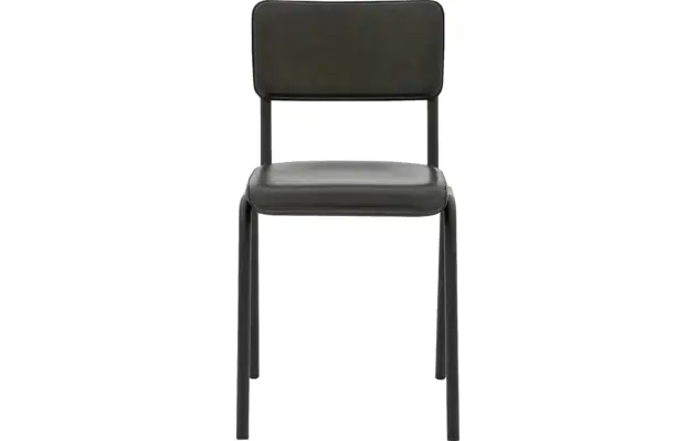 Goossens eetkamerstoel chaplin groen leer - 8210708-03