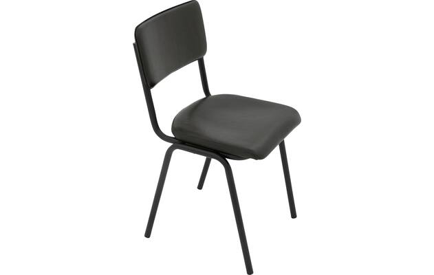 Goossens eetkamerstoel chaplin groen leer - 8210708-04