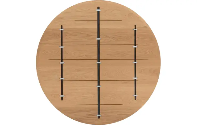 Goossens excellent eettafel uniek blank eiken - 8210847-08