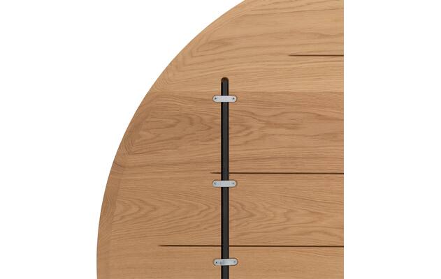 Goossens excellent eettafel uniek blank eiken - 8210847-09