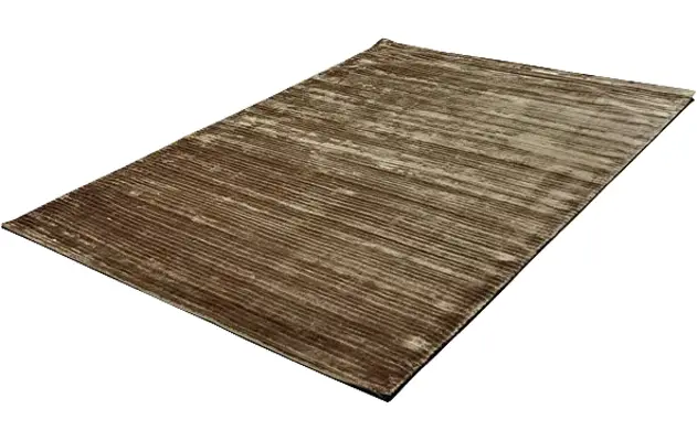 Goossens vloerkleed rib bruin viscose - 8211273-02