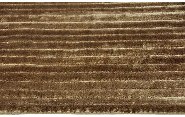 Goossens vloerkleed rib bruin viscose - 8211273-04
