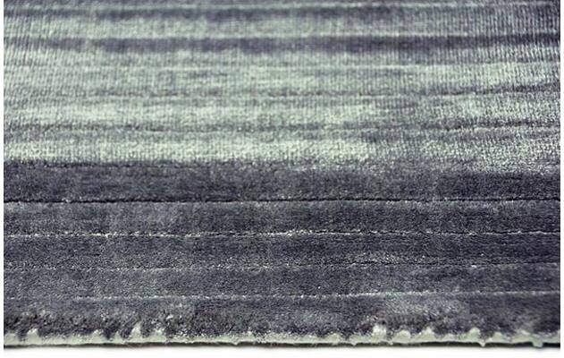 Goossens vloerkleed rib grijs viscose - 8211277-04