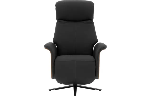 Goossens relaxstoel finesse zwart leer - 8211285-01
