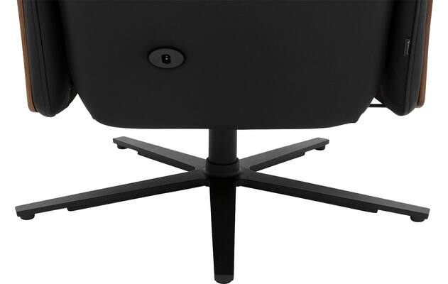 Goossens relaxstoel finesse zwart leer - 8211285-07