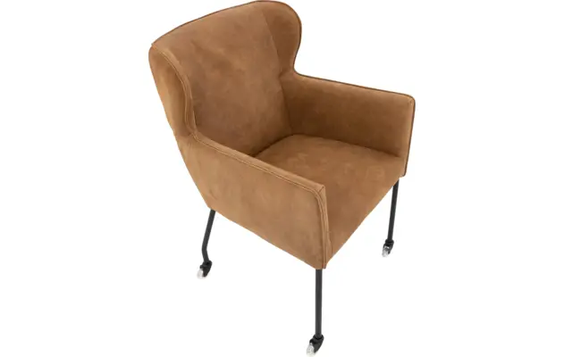 Goossens excellent eetkamerstoel leogang bruin leer - 8211289-04