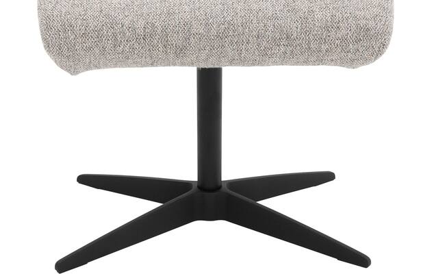 Goossens hocker avec grijs stof - 8211437-05