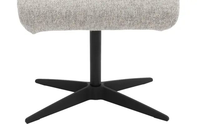 Goossens hocker avec grijs stof - 8211437-05