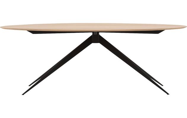 Goossens excellent eettafel uniek blank eiken - 8211525-01