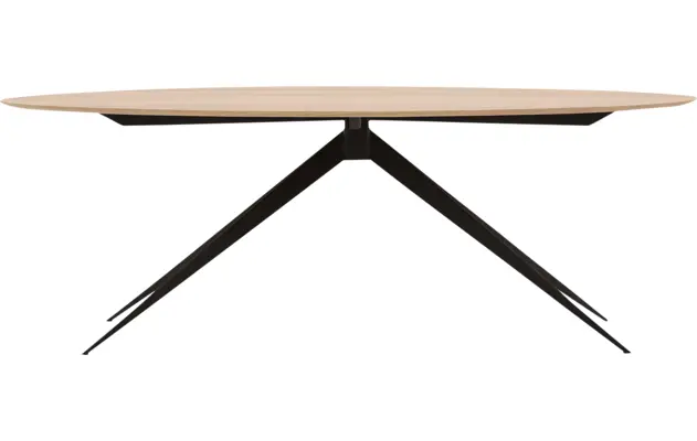 Goossens excellent eettafel uniek blank eiken - 8211525-01