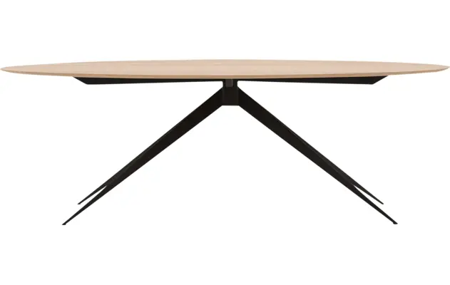 Goossens excellent eettafel uniek blank eiken - 8211526-01