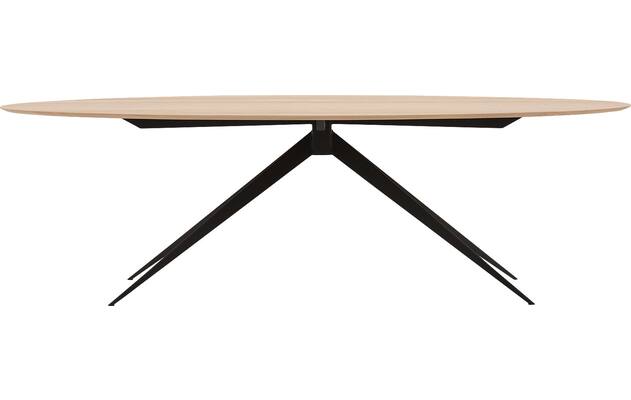 Goossens excellent eettafel uniek blank eiken - 8211528-01