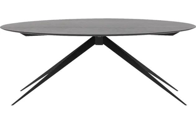 Goossens excellent eettafel uniek zwart eiken - 8211531-01