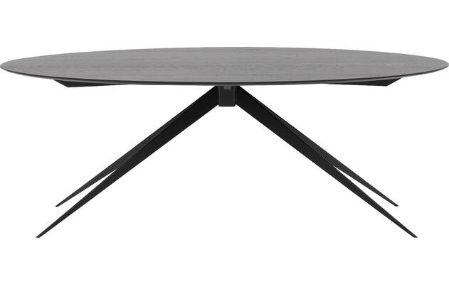 Goossens excellent eettafel uniek zwart eiken - 8211532-01