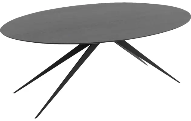 Goossens excellent eettafel uniek zwart eiken - 8211532-04