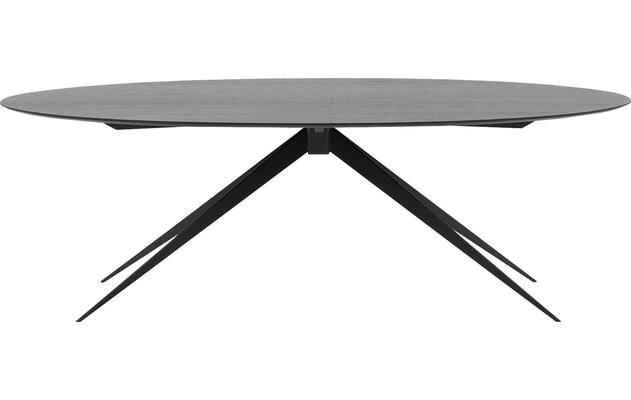 Goossens excellent eettafel uniek zwart eiken - 8211534-01