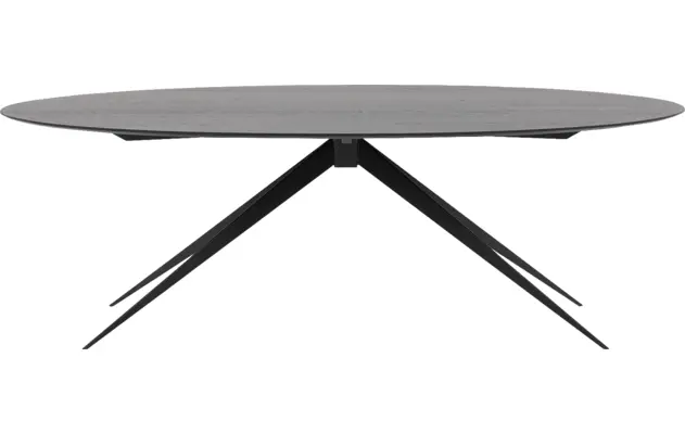 Goossens excellent eettafel uniek zwart eiken - 8211534-01