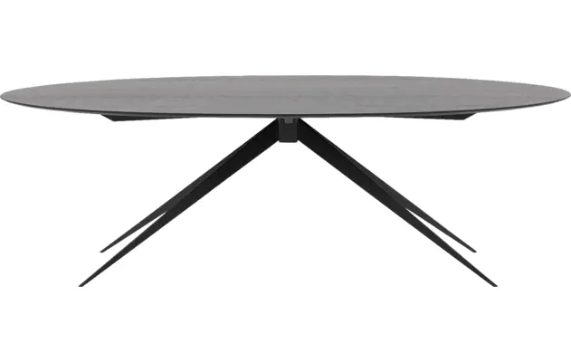 Goossens excellent eettafel uniek zwart eiken - 8211535-01