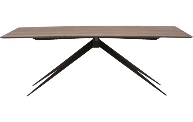 Goossens excellent eettafel uniek donker bruin eiken - 8211546-01