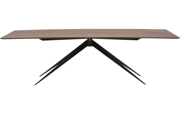 Goossens excellent eettafel uniek donker bruin eiken - 8211549-01