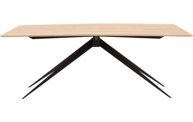 Goossens excellent eettafel uniek blank eiken - 8211566-01