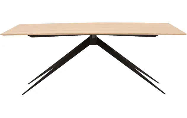 Goossens excellent eettafel uniek blank eiken - 8211566-01