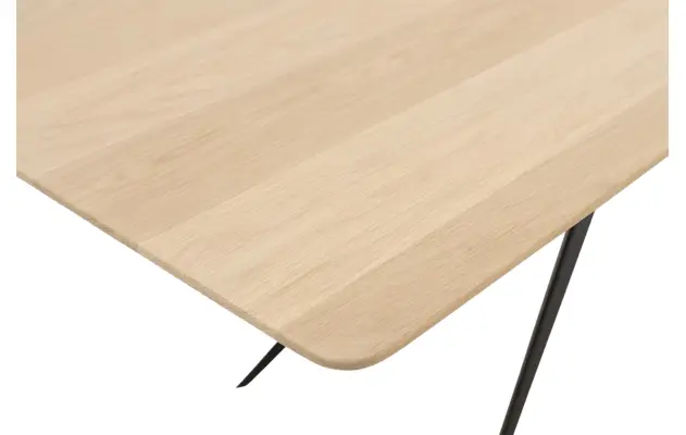 Goossens excellent eettafel uniek blank eiken - 8211566-06