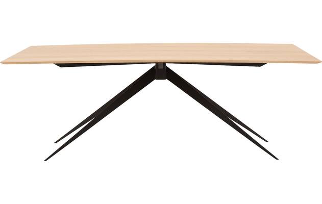 Goossens excellent eettafel uniek blank eiken - 8211567-01