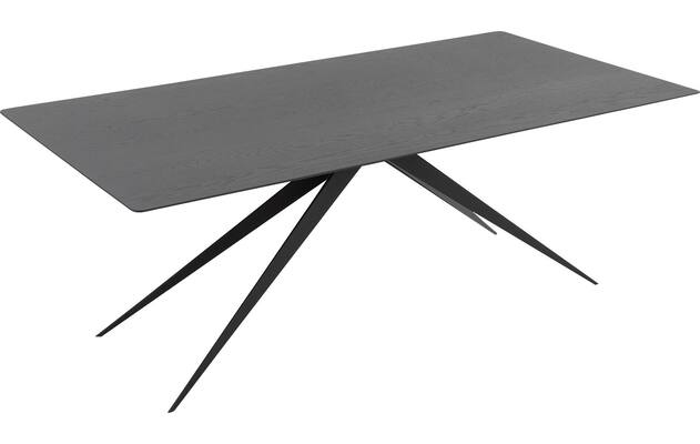 Goossens excellent eettafel uniek zwart eiken - 8211574-04