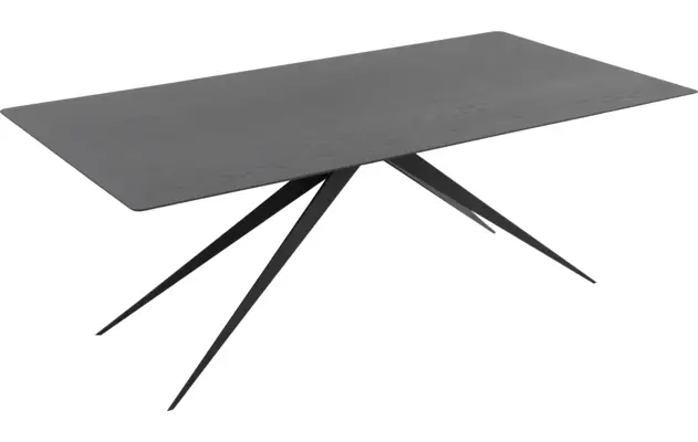 Goossens excellent eettafel uniek zwart eiken - 8211574-04