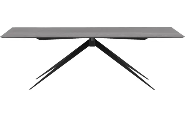 Goossens excellent eettafel uniek zwart eiken - 8211577-01