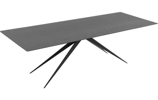 Goossens excellent eettafel uniek zwart eiken - 8211577-04